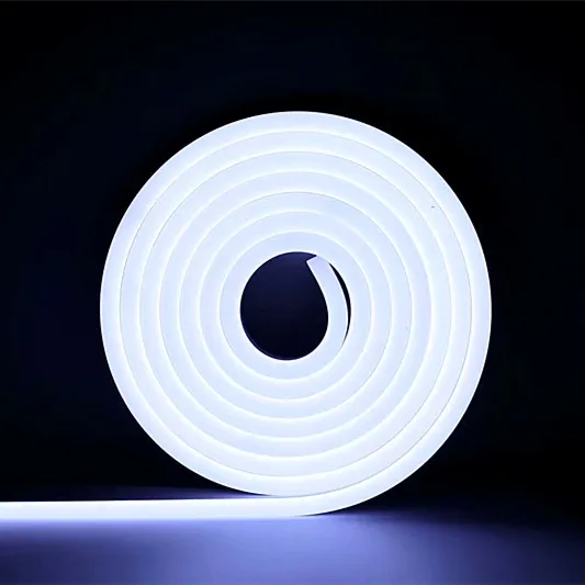12V 24V 120V 240V Ultra thin waterproof 612 mm ice blue led neon flex light for make neon sign