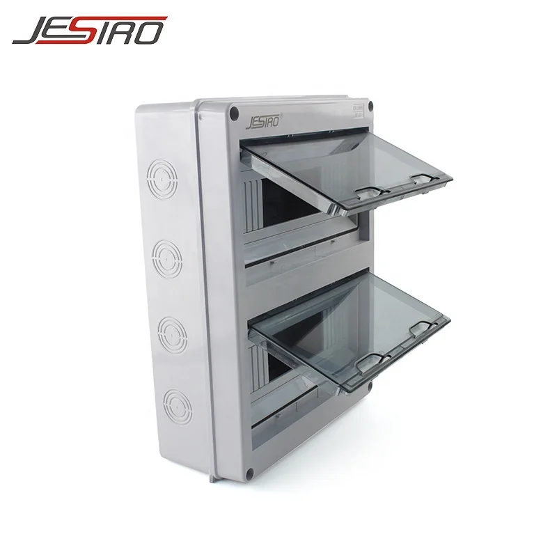 24 way electrical circuit breakers plastic distribution panel box