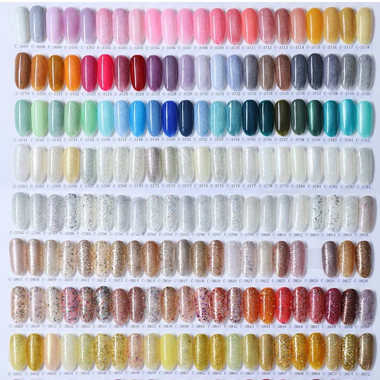 Private Label LOGO ODM UV Gel Polish 4000 Colors 10ml 15ml 20ml Strong Adhesion OEM High Pigment Varnish Soak Off Colorful Gel