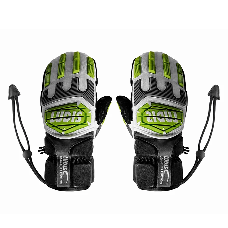 
Fashion winter waterproof windproof original style green custom logo factory gloves for adults 