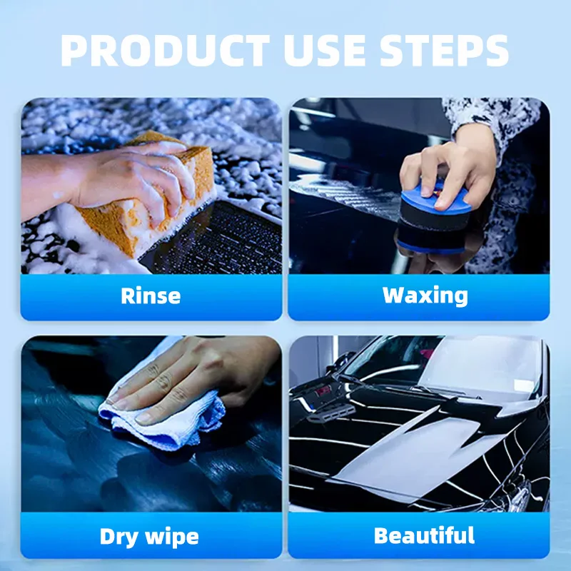 Car Wash Polish Carnauba Car Wax Shine Wash Cleaner Wax Detailing Products