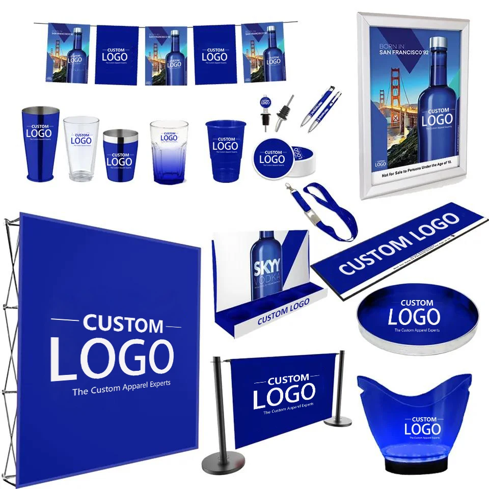 Customized Logo Promotional Gift Item Water Bottle Pen Mug Corporate Giveaway Advertising Business Product