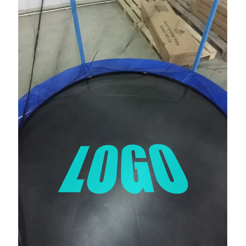 Customized 8ft/10ft/12ft Round Firm Trampoline Outdoor Strong Trampoline With Enclosure Net Non-Slip Ladder