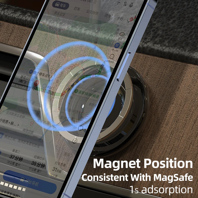 Factory Magnetic Car Mount holder Suitable for Magsafe strong magnet mobile phone bracket MagSafing base adhesive car dashboard