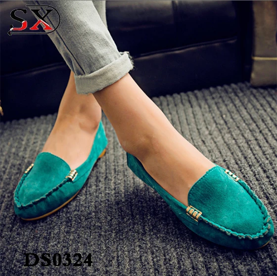 Hot Selling Casual Flat Women Shoes China Factory High Quality Ladies Flat Shoes