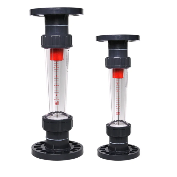 SENTEC Flange Rotameter Flowmeter DN4~100 LZS Pipe Plastic Tube Float Flow Meter for Air Gas Water Liquid