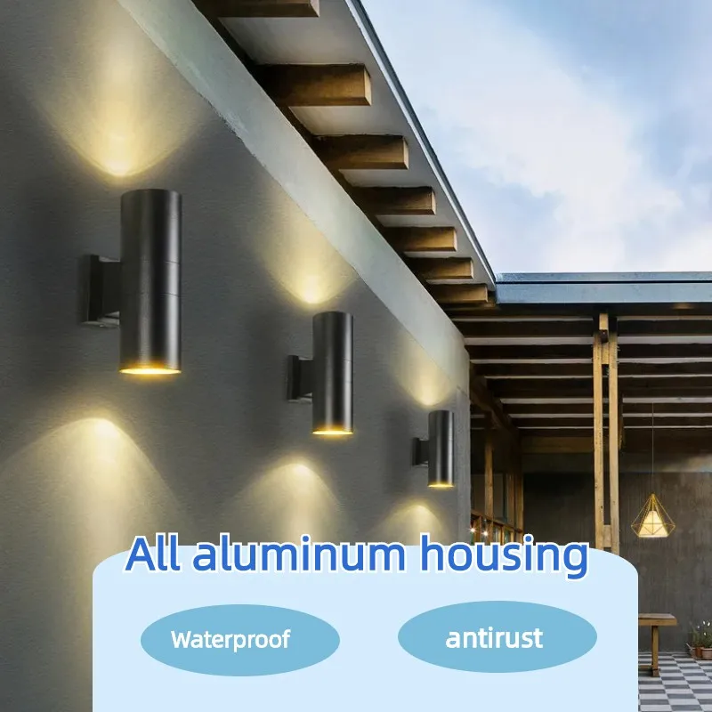 Up/Down Led outdoor lighting IP65 outdoor wall lamp decorative spotlight LED Wall Light led lamp outdoor