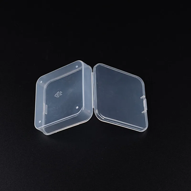 Transparent multi sizes plastic boxes wholesale custom mini jewelry storage box portable pill travel container