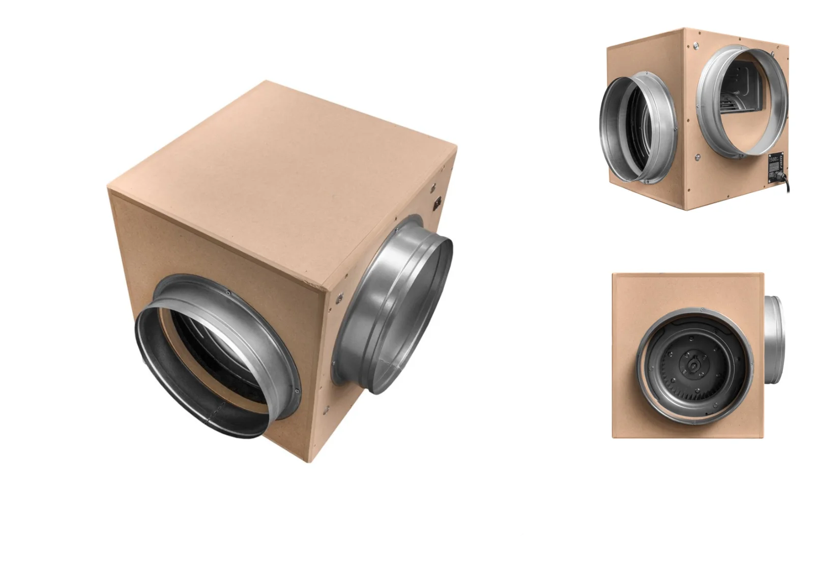 New Design Greenhouse Fan Air Circulation Acoustic MDF Box Fan MDF With Wooden Panels acoustic foam ACOUSTIC BOX FAN