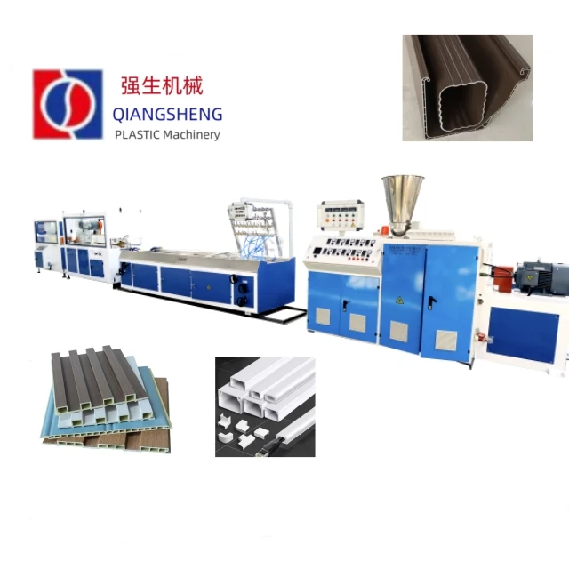 Высокоскоростная Экструзионная линия из ПВХ/НПВХ/ВПК для оконных дверных рам пенопластовый профиль электрические кабельные Канальные водосточные трубы