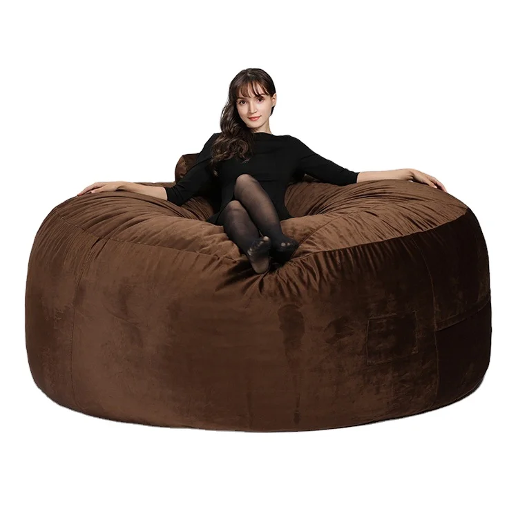 Indonesia Style Wholesale Bean Bags Cushions Large Bulk Giant Bean Bag Bed Memory Foam Big Beanbag Cozy With Washable Covers