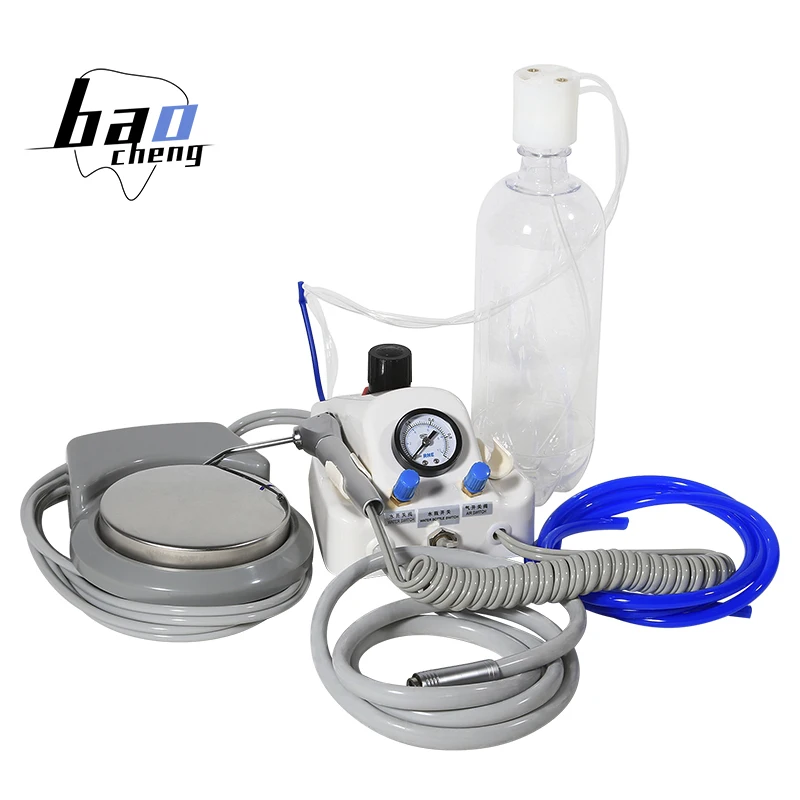 Набор стоматологических наконечников с всасывающей машиной 2 высокоскоростными и 1 низкоскоростными воздушными турбинами