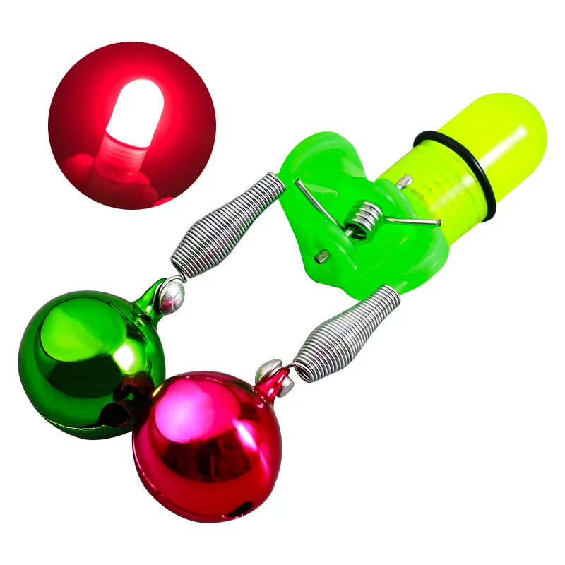 Top Right AC1007 Carp Fishing Bell Light Fishing Tackle Alarm Set Bite Alarms Carp Fishing