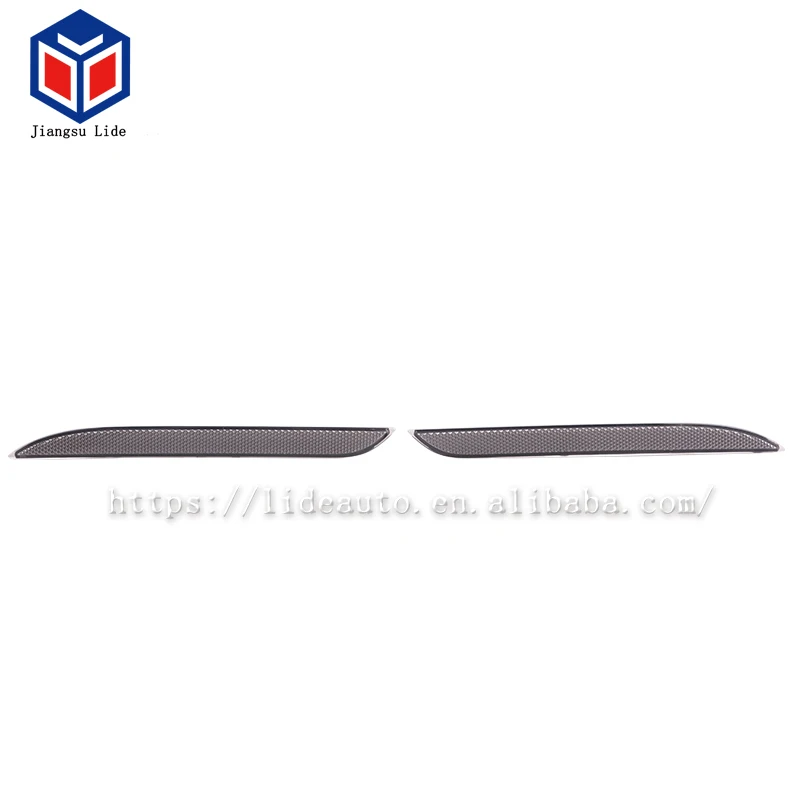 For 2018+ Ford Mustang 2 PCS Smoke Rear Bumper Reflector