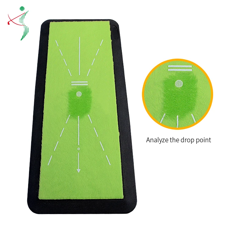 Amazon Hot Sales Mini Golf Hitting Mat For Golf Swing Training Swing Detection Batting Golf Mat