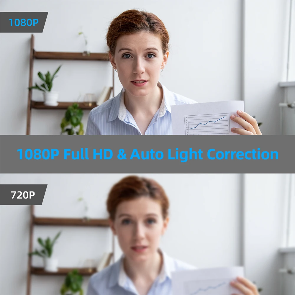 
Essager C3 1080P Webcam Full HD Web Digital Camera For PC Laptop USB Web Cam With Microphone Autofocus WebCamera For Youtube 