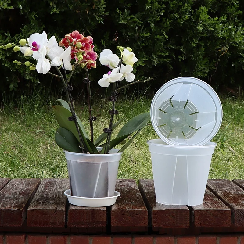 Garden root control planters  wholesale price nursery clear plastic pot planters