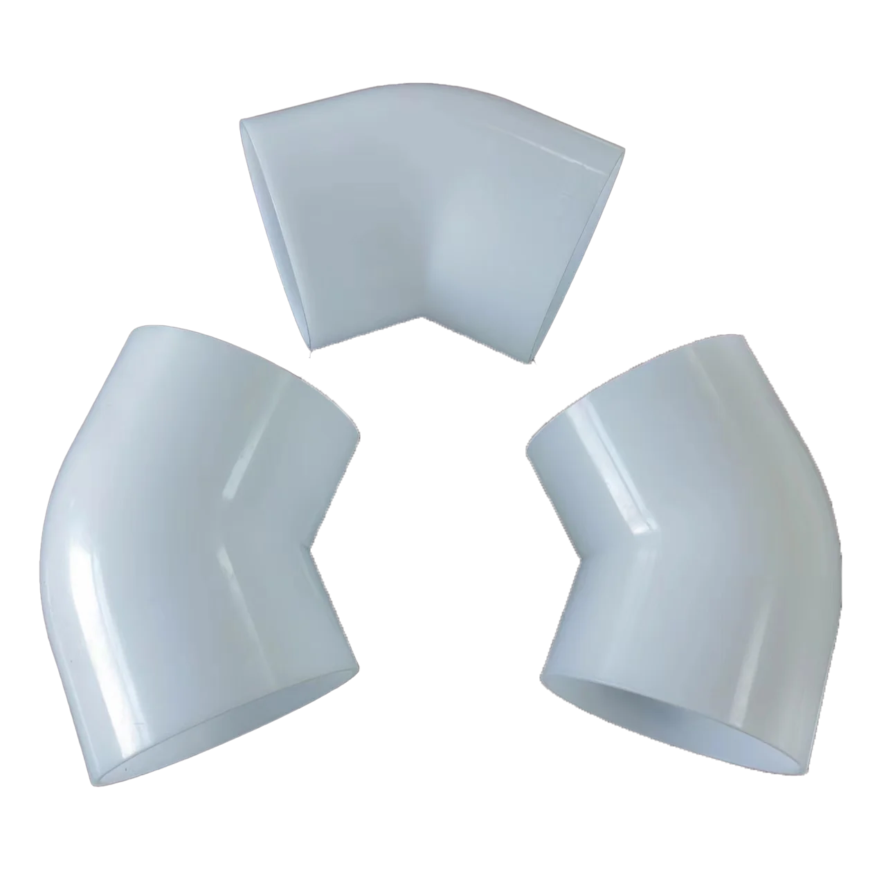 Moulded Joint PE Corrugated Duct Connector 50mm Plastic Tubes for Pipe Integration