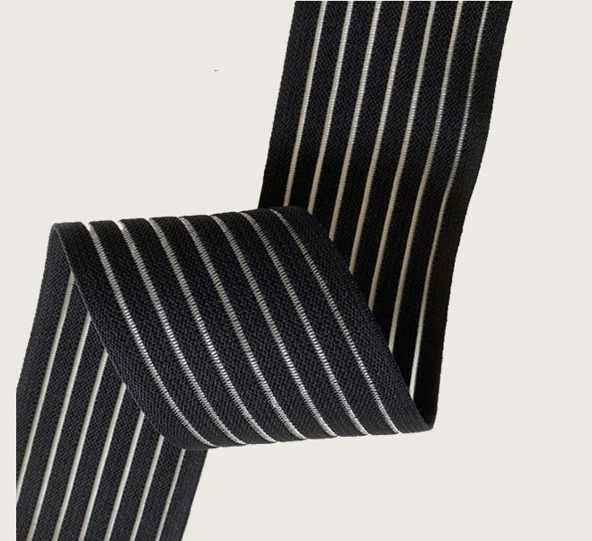 Factory custom medical elastic band fish silk elastic webbing tape for abdominal waist support belt