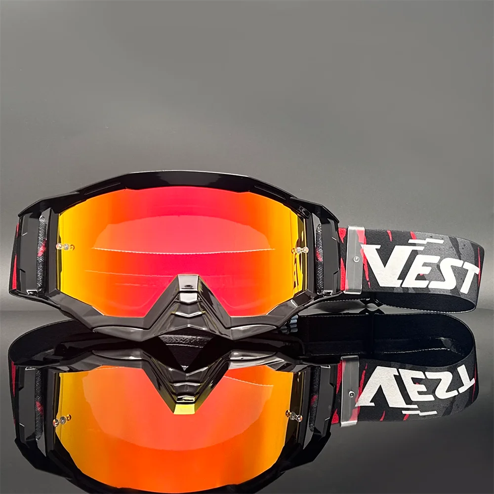 Best Price Custom Sample Off Road Dirt Bike Goggles Custom Logo Tear Off UX400 Protection MX Motocross Motorcycle Goggle Factory