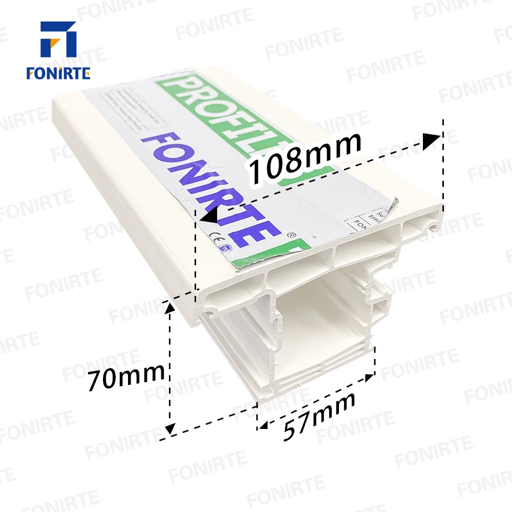 China faceory Europe Russia OEM hot sale blue white 70mm series sliding window plastic profile Windows and doors upvc profile