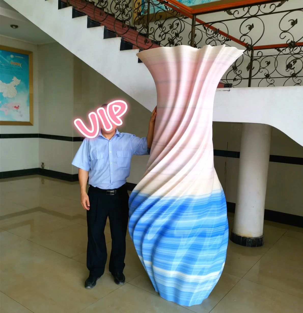 OEM 1pcs Rapid Prototyping Large 3D Printing sculpture Solution FDM Pellet 3D Printing Color Furniture Chair Table Vase prop