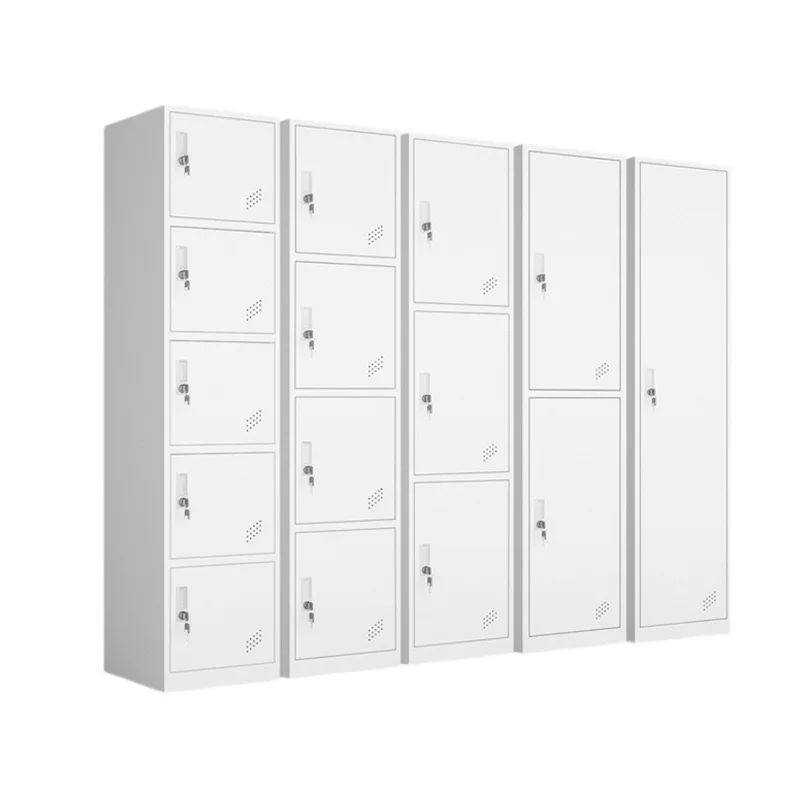 Factory Supply Steel Clothes Locker 8 Doors Metal Wardrobe Storage for Gym School