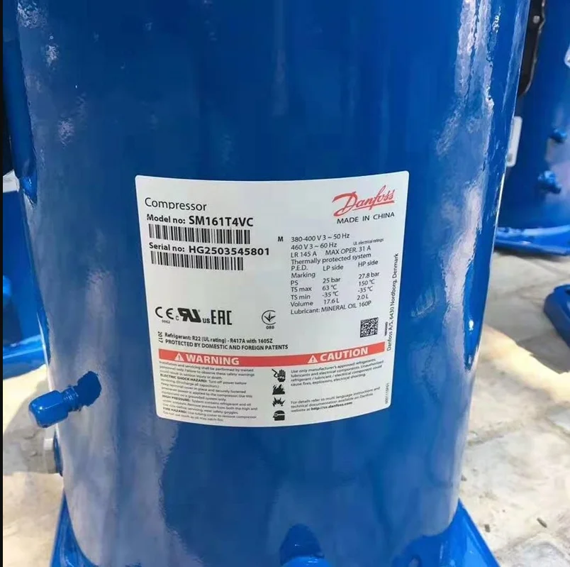 SM124A4ALB/SM147A4ALB/CLB SZ147A4ALB Scroll compressor Hermetic refrigerant compressor for Danfoss compressor