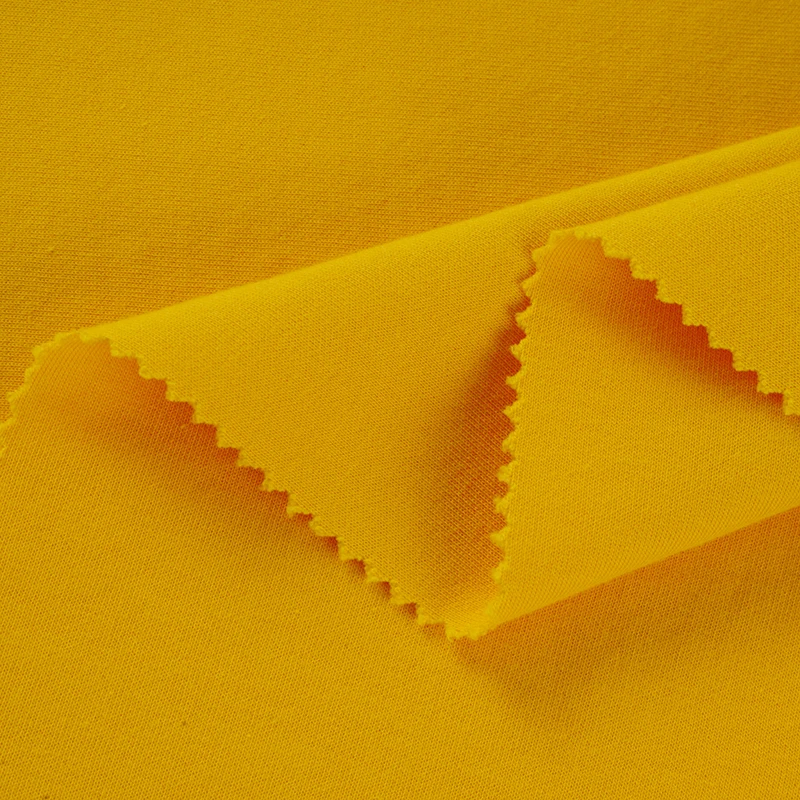 
85% cotton 15% polyester interlock scuba knit fabric for hoodies and jackets 