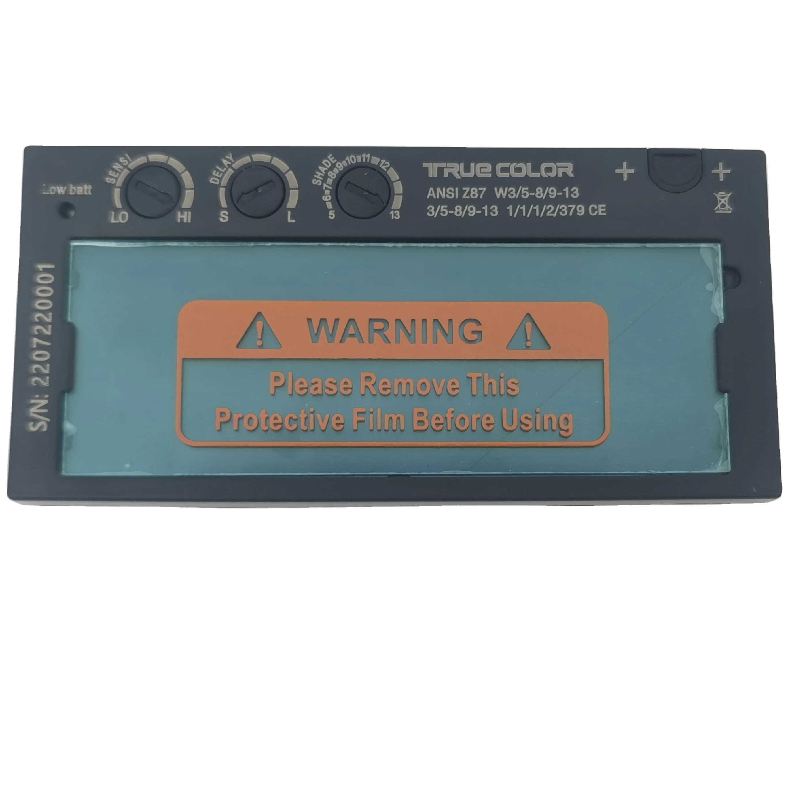 Better true view auto darkening CE welding filter welding lenses various color to choose