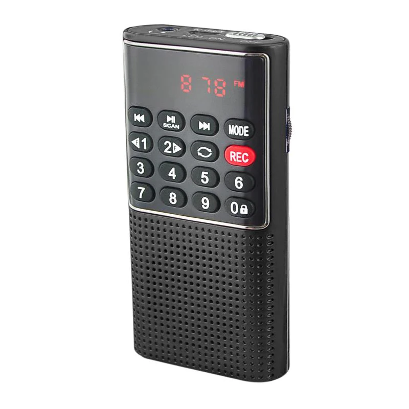 Портативное радио динамик с диктофоном и MP3 плеер proolin завод FM видео