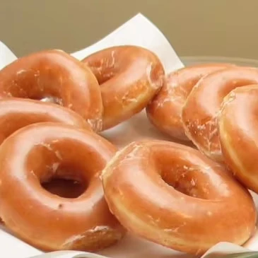 Hot sales semi-automatic electric donut fryer and glazer for yeast based donut production line