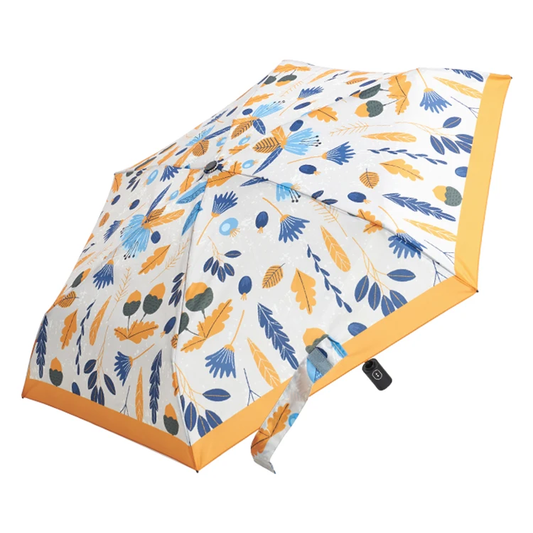 Inverted Customized Rain Small Waterproof Travel Rain Cheap Double 4 Folding Umbrella Automatic With Logo Custom Digital Printed