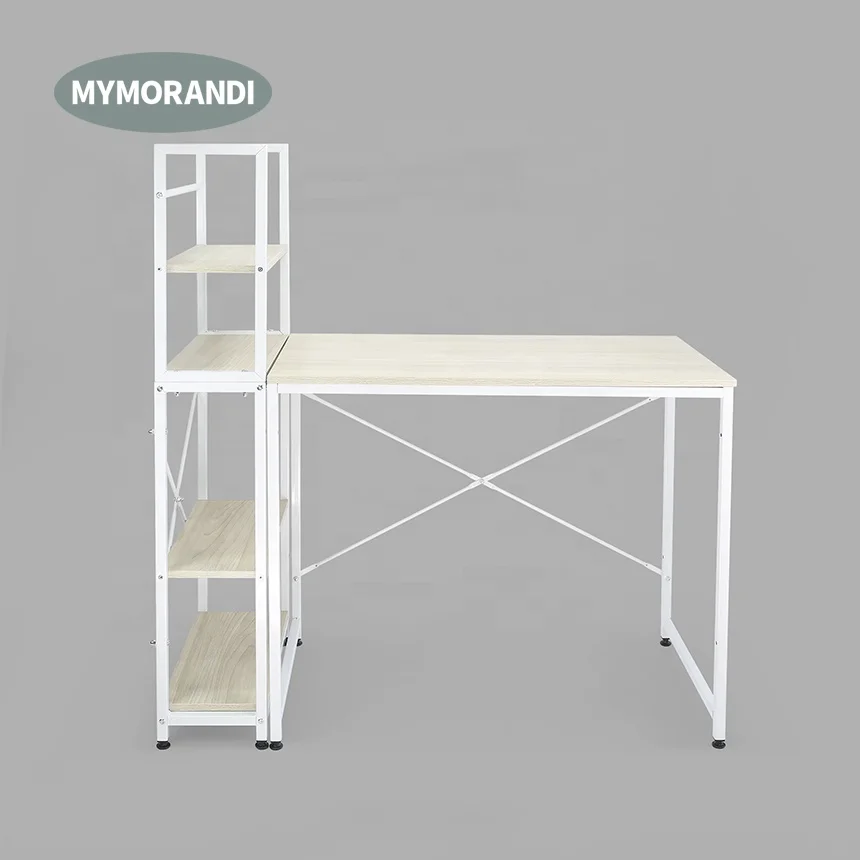 Modern  Study Desk Writing Table Computer Table Desk with Book shelf  for Home Office