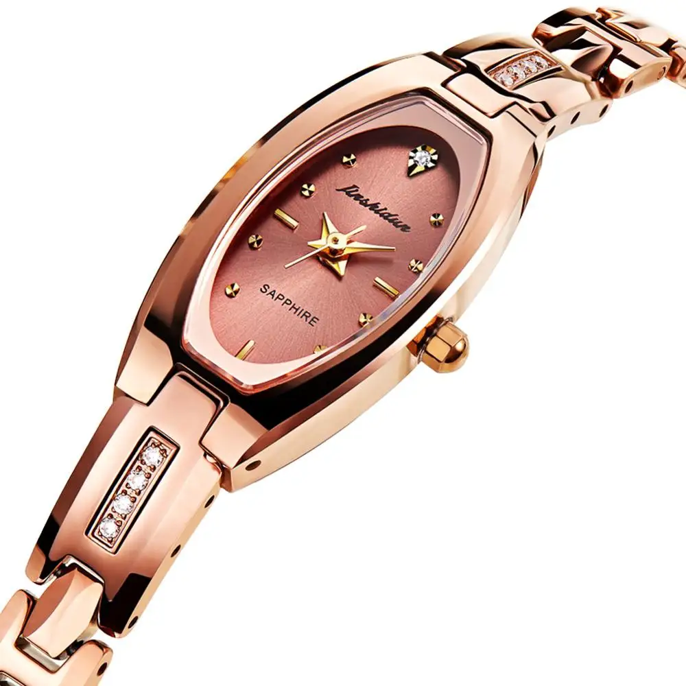 Luxury Classic Quartz Simple Girls Small Mini Ladies Watch Fashion Stainless steel Diamond Square Women Wrist Watch
