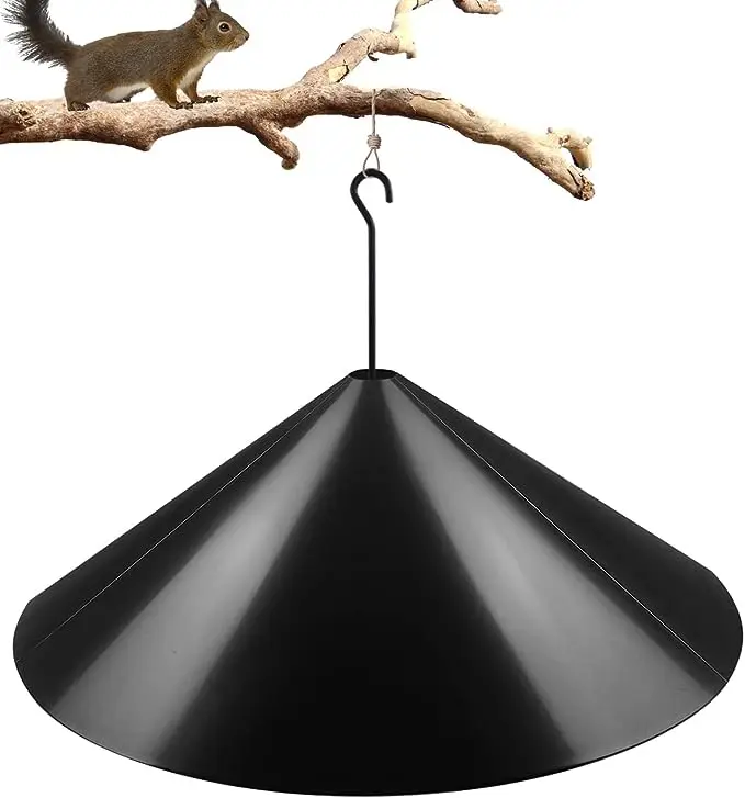 Factory Wholesale Wrap Around Squirrel Baffle Bird Feeder Squirrel Proof Wrap Tools Outside Hanger