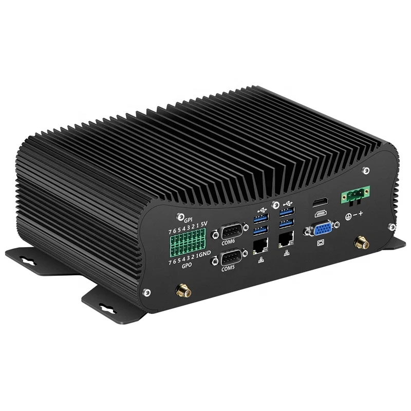 Industrial Mini Pc I5 7267U 8250U GPIO Rs232 SIM Eglobal Server Support Win10 Linux  Small Computer