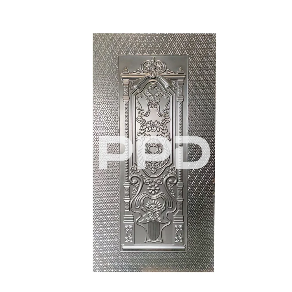 Metal Stamped Door Skin Steel Panel With Accessories Skin Door Panel Cold Steel Skin