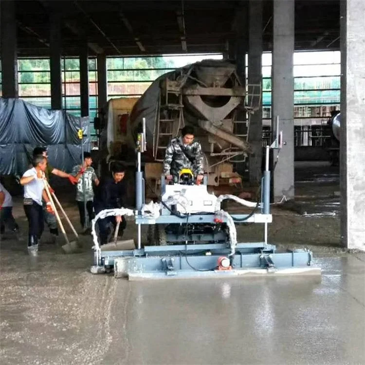 New type Portable Laser Concrete Vibrating Screed 6M Gasoline Floor Leveling Vibration Screed