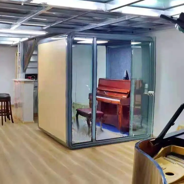 Multipurpose Glass Piano Music Soundproof Office Room 4-person Meeting Pod