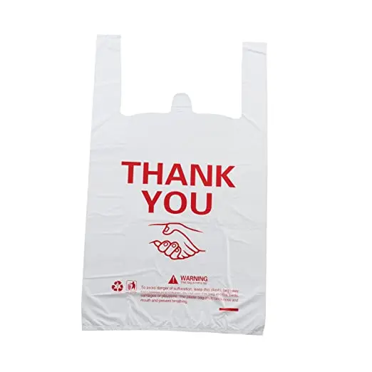 China Manufacturer for Grocery bulk Retail Store disposable Heavy Duty with handles shopping t shirt bags