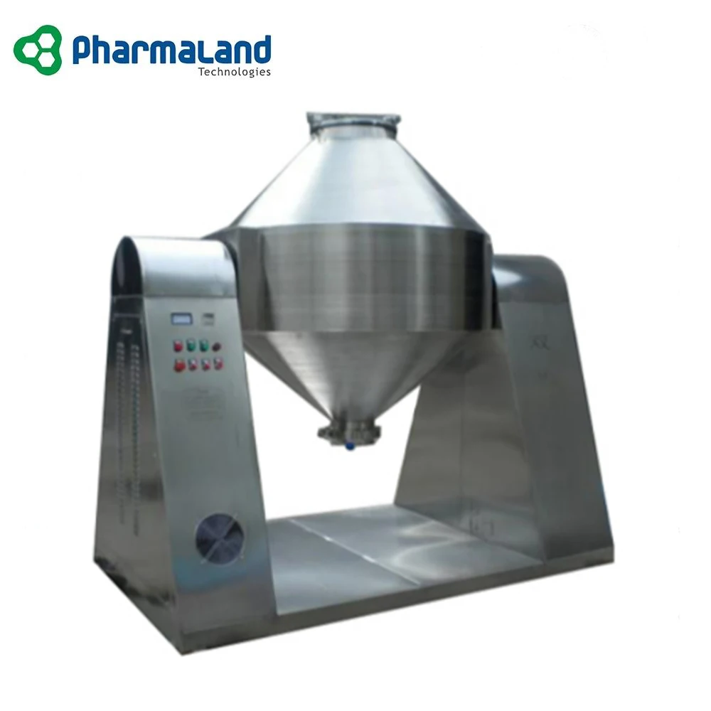 Vertical double Cone Spices Mixing Machine Mixing Equipment Medical Powder Mixing Machine Dry Powder Cone Mixer