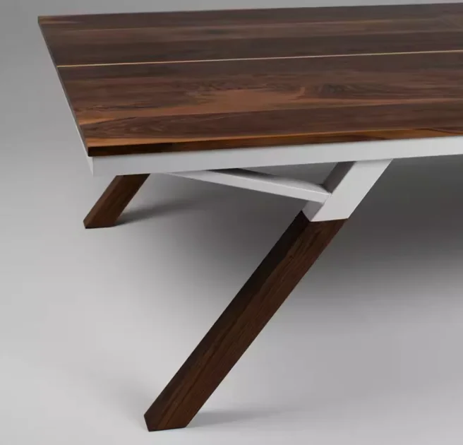 High end solid wood indoor entertainment table for table tennis