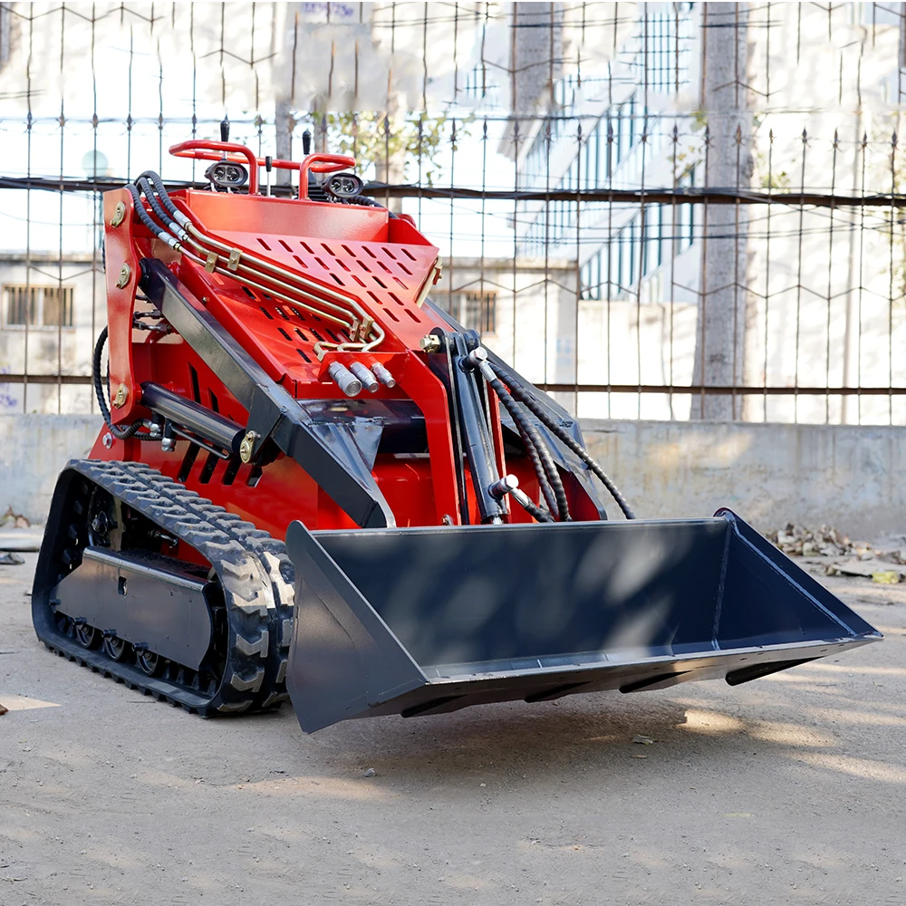 Fast delivery Chinese factory price Mini Skid Steer Loader With Attachment 300 kg Front Loader  multifunction mini loader