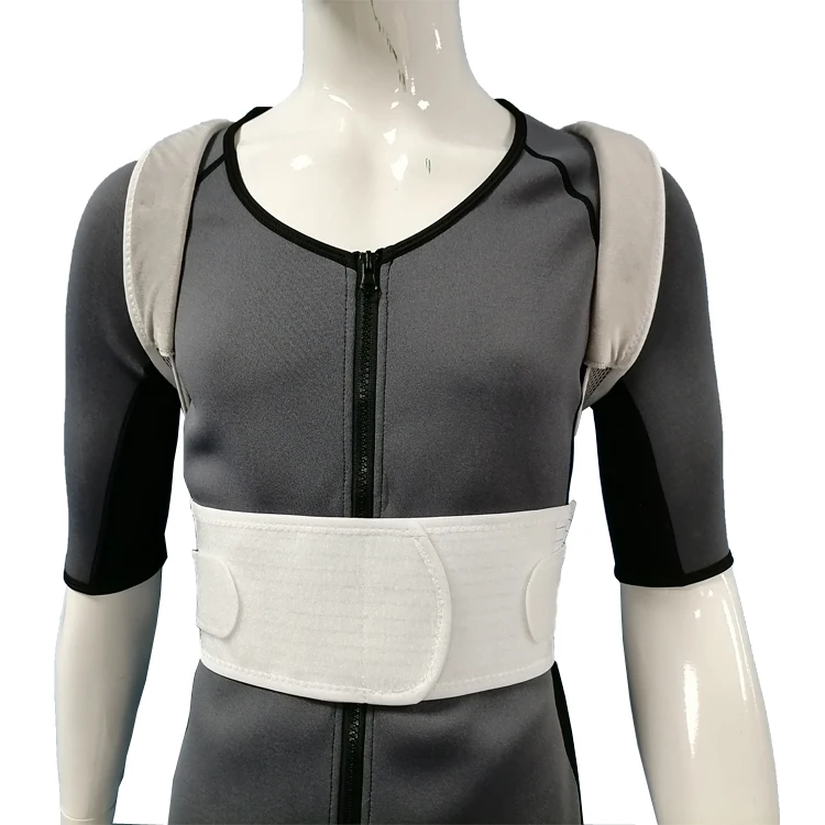 Topdive Comfortable Back Support Adjustable Breathable Back Posture Corrector for Men and Women