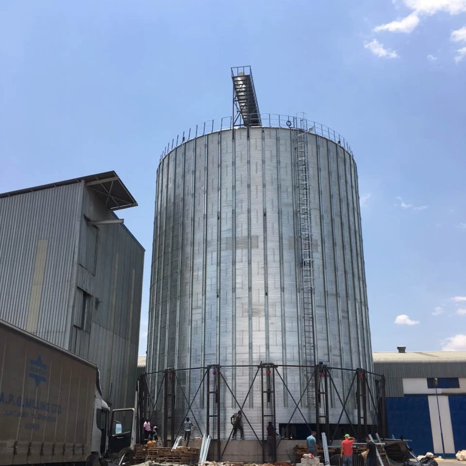 Hongdefa High Quality Steel Silo For Wheat Maize Grain Silos