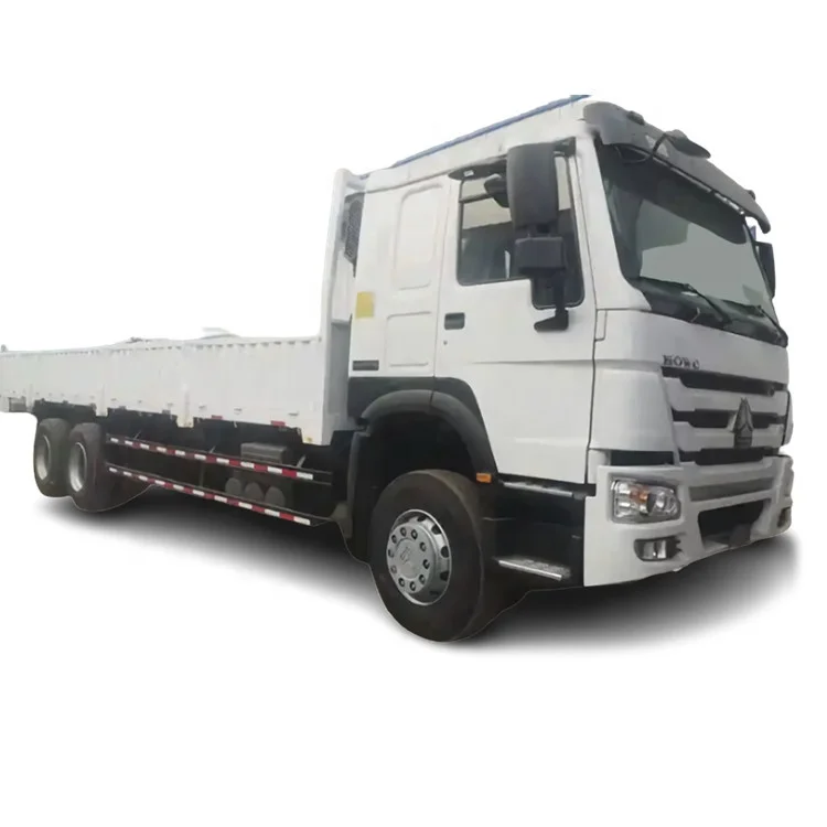 4x2 HOWO single cabin Lorry Trucks wagon 6m 4x2 Cargo wagon Diesel Engine 8-speed heavy duty dry goods ship commercial vehicle