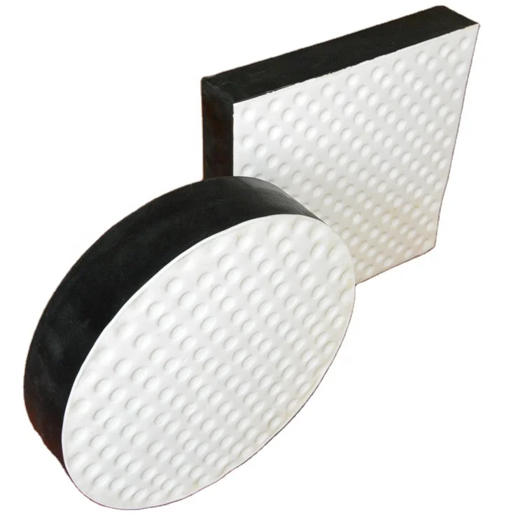 Best Circular and rectangular rubber bearing pads are used for Bridges