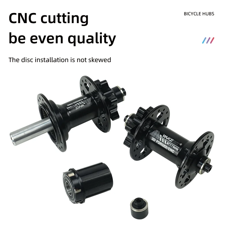 MTB Bicycle Bearing Hub Quick Release 32 Holes 6 Pawls 8-11 variable speed Front Rear Bicycle Hubs Bicycle Alloy Hubs