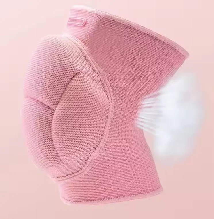 Protective Knee Sleeve Thick Sponge Collision Avoidance Volleyball Knee Pads for Yoga Dance